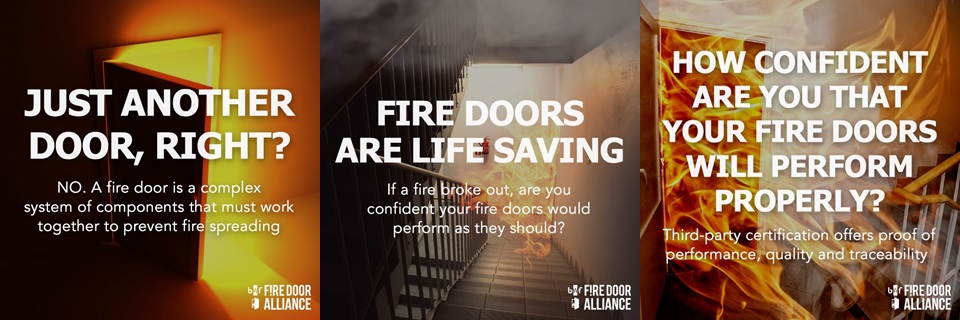 BWF Fire Door Alliance - September 2020 campaign in support of Fire Door Safety Week 2020